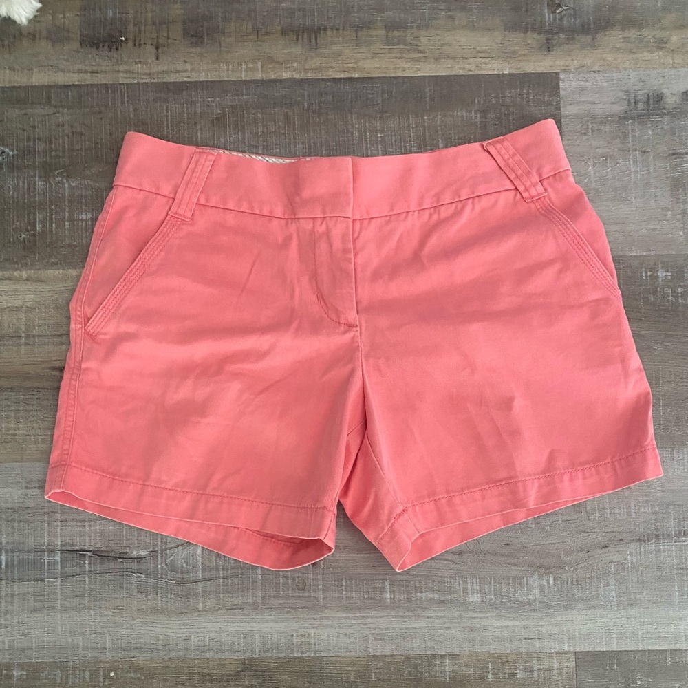 J Crew classic twill chino shorts